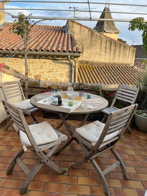 Charming Village House With Roof Top Terrace! Thezan-les-Beziers 외부 사진